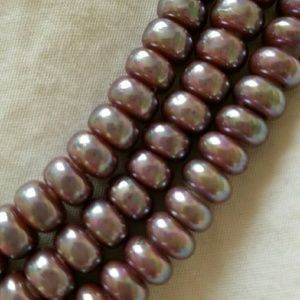 𝅺vintage Necklace, multi-strand, purplish grayish